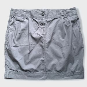 Loft Dark Grey Skirt With Pockets Size 8 Petite